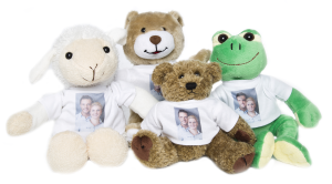 Geschenkidee Kuscheltiere drucken bei Foto Seitz 
