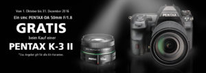 Pentax K-3 II Aktion jetzt bei Foto Seitz in Nürnberg