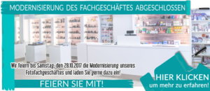 Neueröffnung und Verkaufsoffener Sonntag Aktionen bei Foto Seitz in Nürnberg