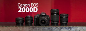 Canon EOS 2000D mit Objektiven bei Foto Seitz