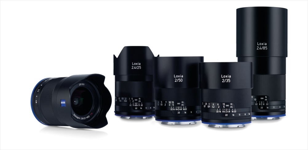 Gruppenaufnahme der ZEISS Loxia Produktfamilie