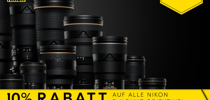 Nikon F-Mount 10% Rabattwochen