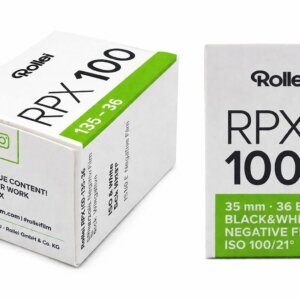 Rollei RPX 100 35mm Film – Schwarzweißfilm (ISO 100 36 Aufnahmen)