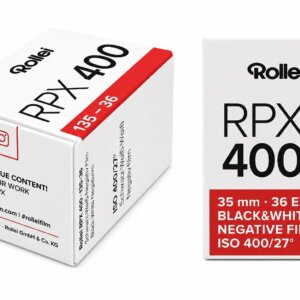 Rollei RPX 400 35mm Film – Schwarzweißfilm (ISO 400 36 Aufnahmen)