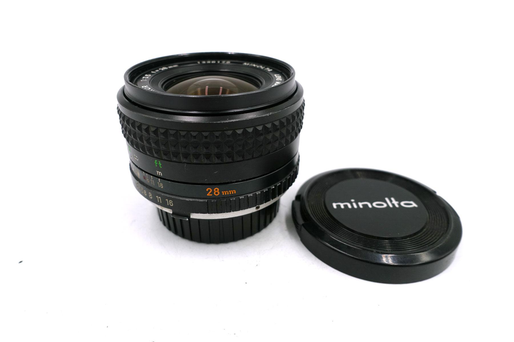 Minolta MC W.Rokkor 28mm f/3.5 – klassisches Weitwinkelobjektiv für Minolta MD/MC-Mount