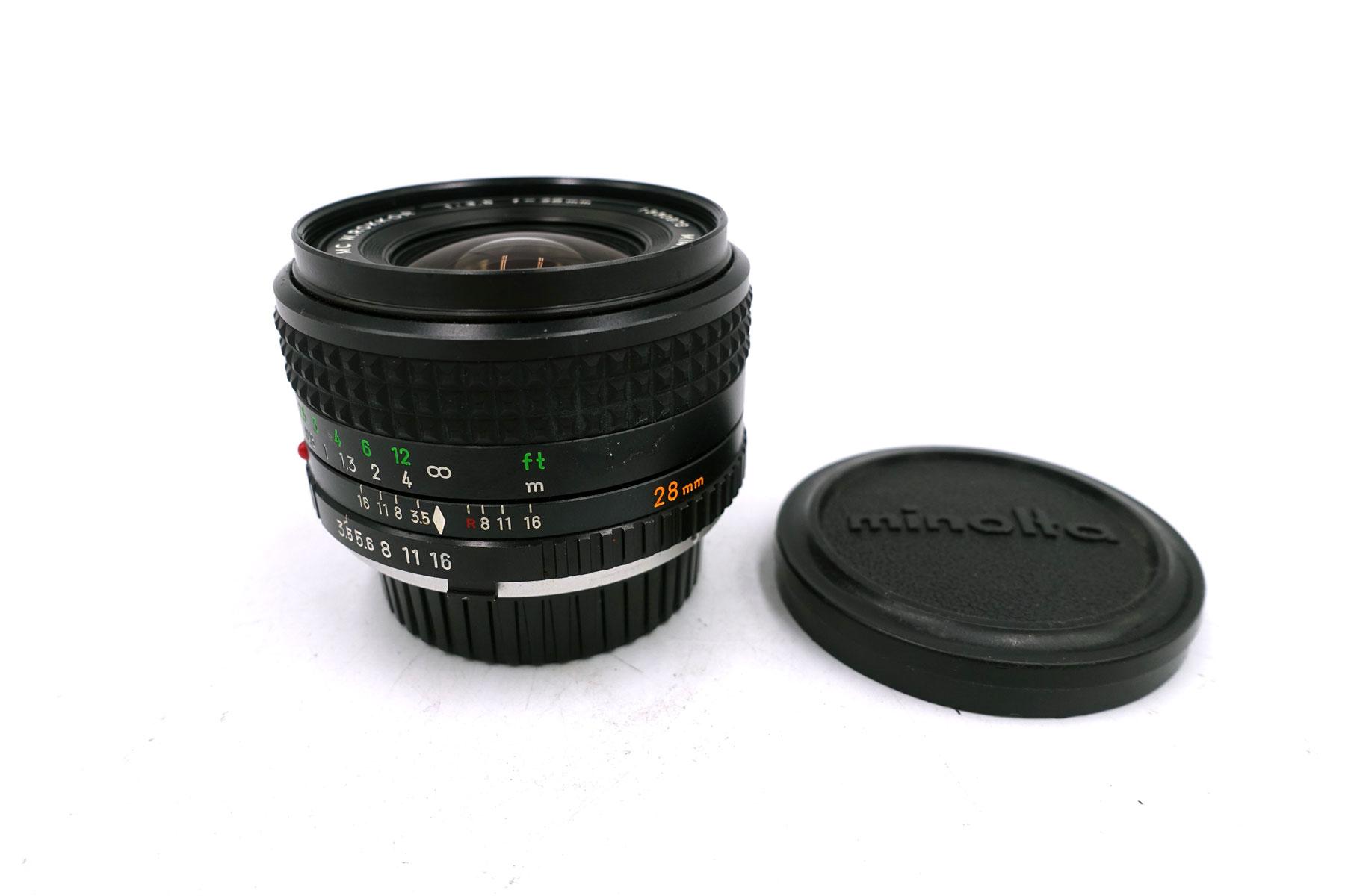 Minolta MC W.Rokkor 28mm f/3.5 – klassisches Weitwinkelobjektiv für Minolta SR-Mount