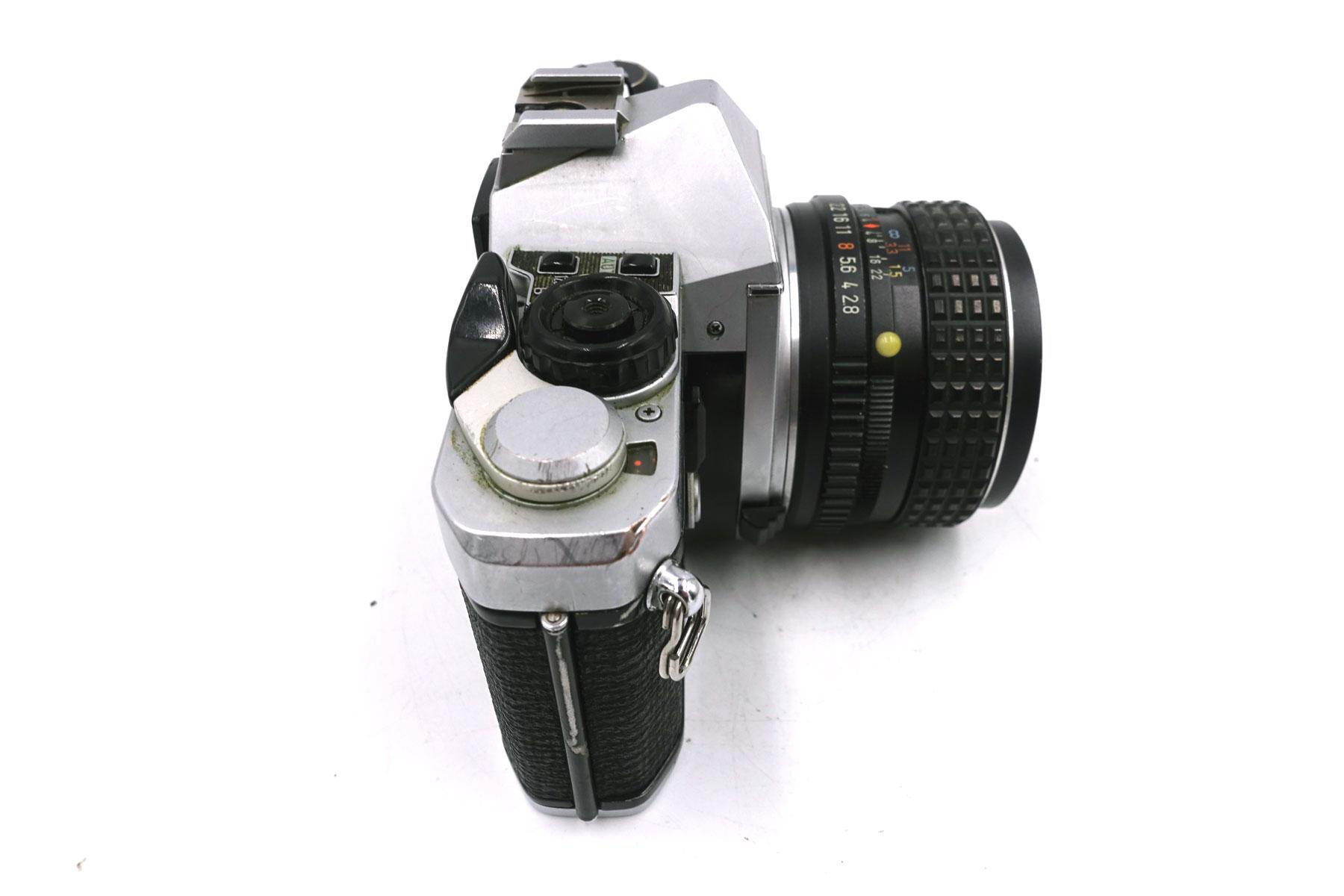 Pentax ME Super mit SMC Pentax 30mm f/2.8 – kompakte 35mm Spiegelreflexkamera mit Weitwinkel – Bild 4
