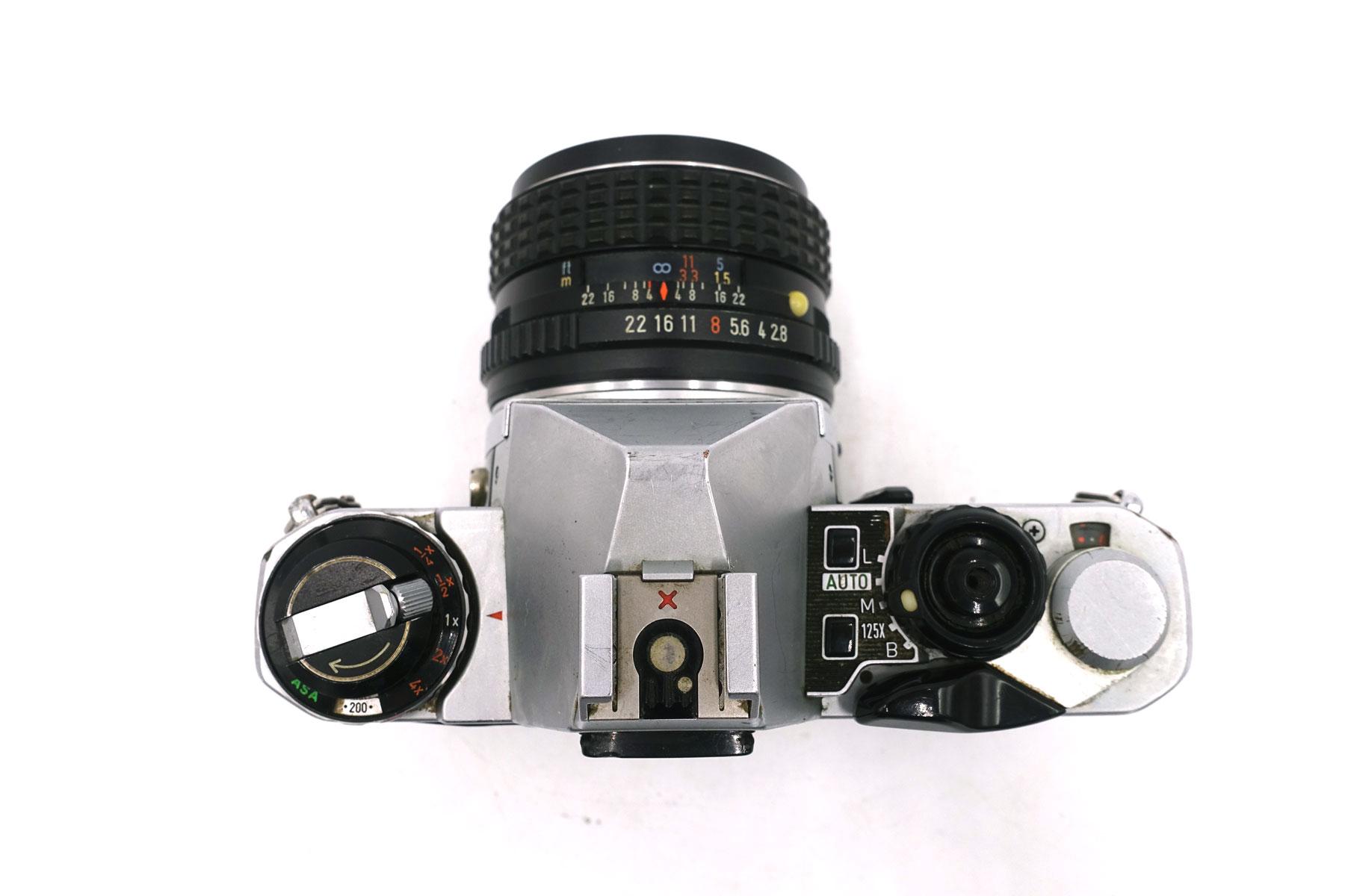 Pentax ME Super mit SMC Pentax 30mm f/2.8 – kompakte 35mm Spiegelreflexkamera mit Weitwinkel – Bild 6