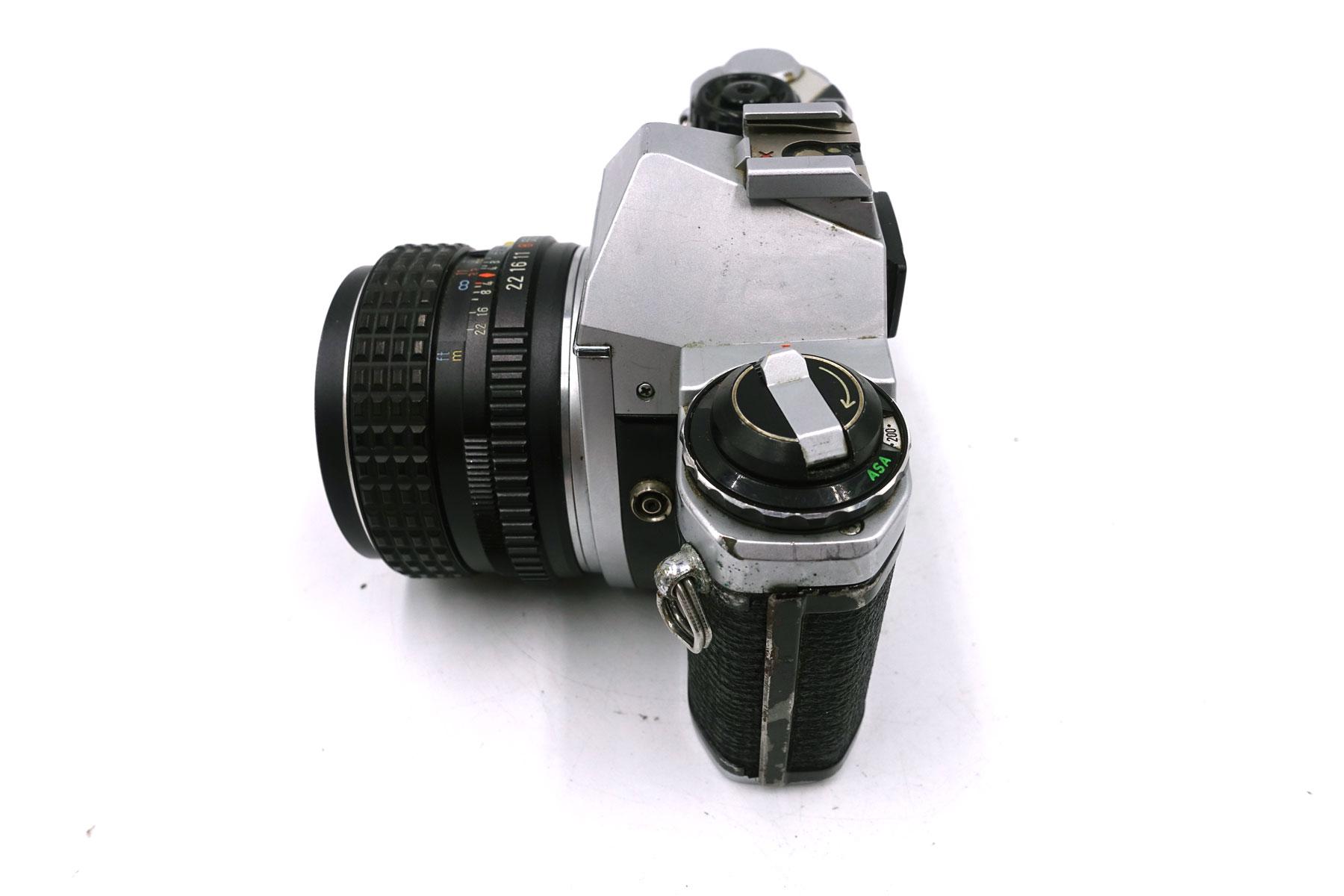 Pentax ME Super mit SMC Pentax 30mm f/2.8 – kompakte 35mm Spiegelreflexkamera mit Weitwinkel – Bild 7