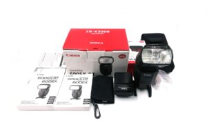 Canon Speedlite 600EX-RT inkl. Canon ST-E2 Transmitter