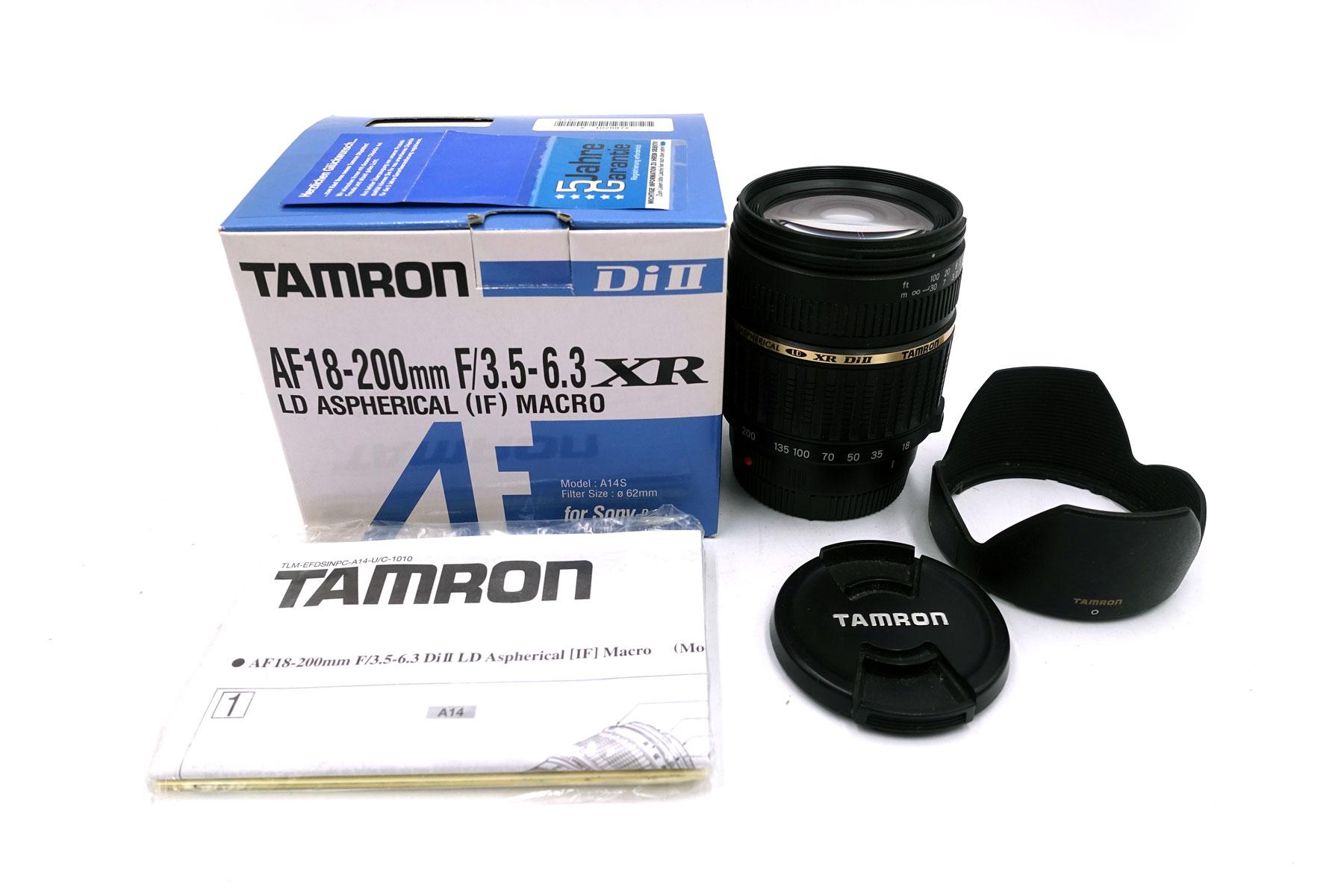 Tamron AF 18–200mm f/3.5–6.3 Di II – Sony A-Mount All-in-One Zoomobjektiv