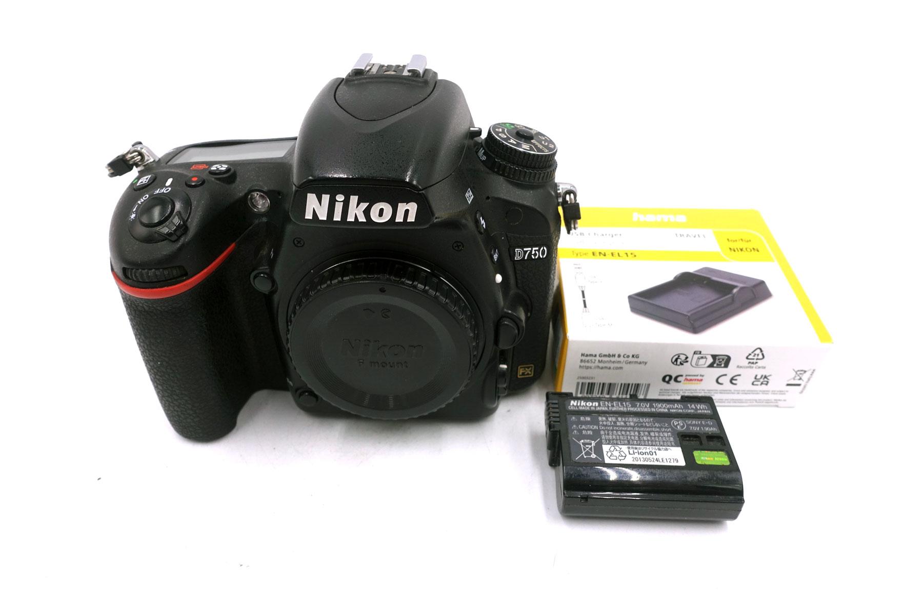 Nikon D750 24,3 MP DSLR Body – Vollformatkamera für anspruchsvolle Fotografie