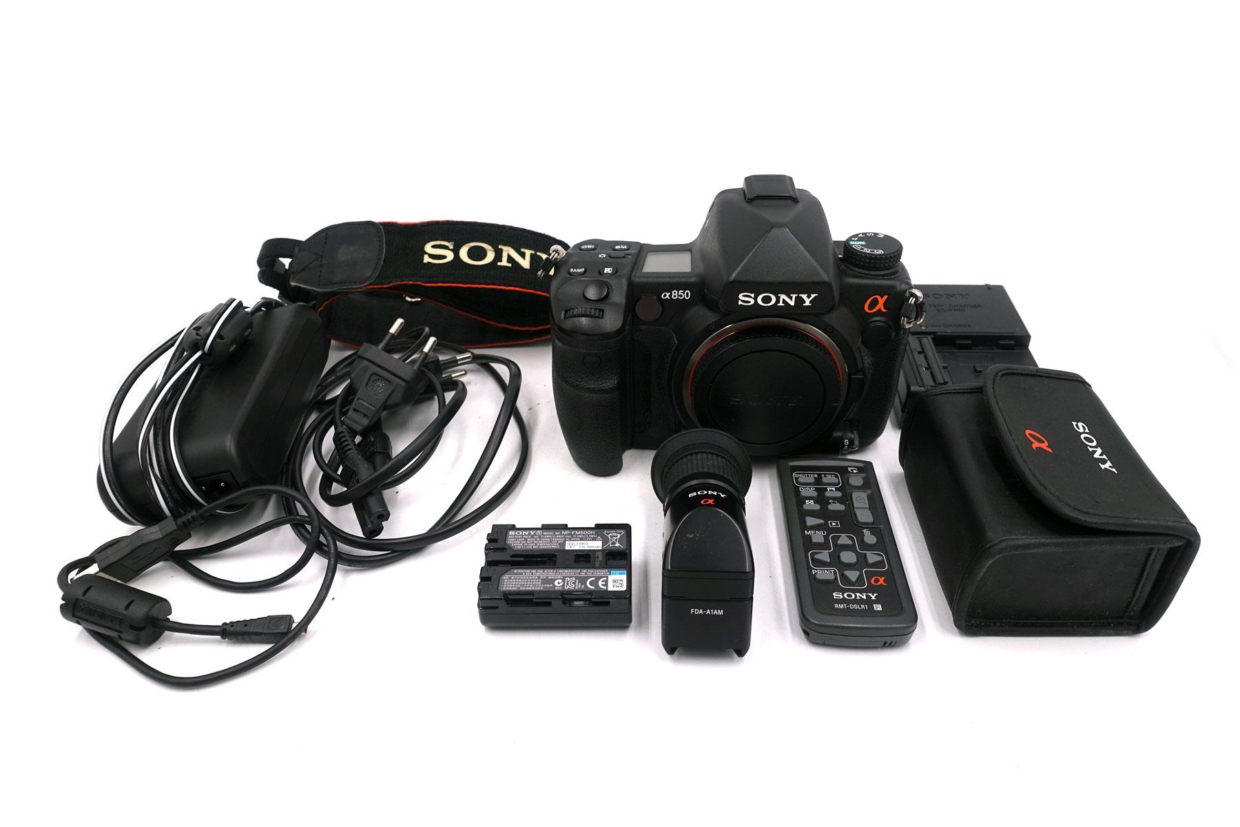 Sony Alpha 850 – Vollformat DSLR (ca. 9.800 Auslösungen)