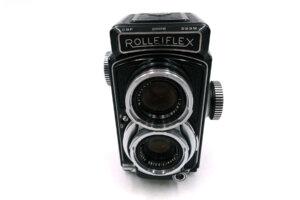 Rolleiflex 4x4 „Baby“ (1963) – mit Schneider Kreuznach Xenar 60mm f/3.5, Schwarz