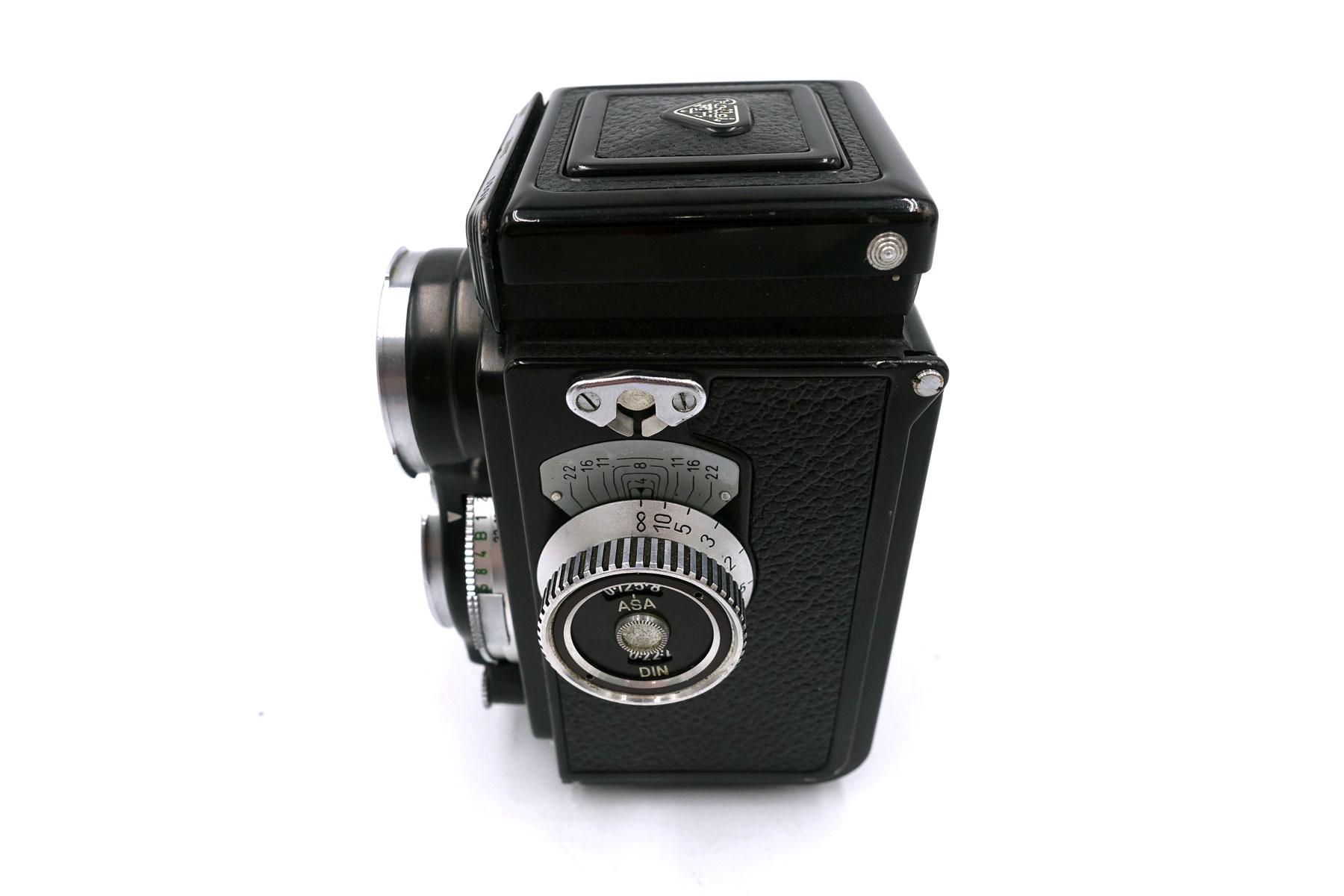 Rolleiflex 4x4 „Baby“ (1963) – mit Schneider Kreuznach Xenar 60mm f/3.5, Schwarz – Bild 6