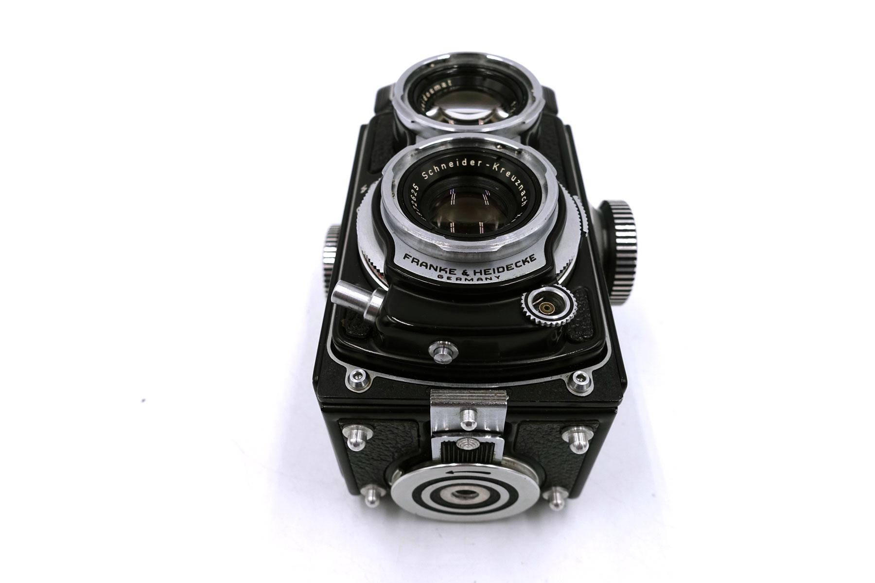 Rolleiflex 4x4 „Baby“ (1963) – mit Schneider Kreuznach Xenar 60mm f/3.5, Schwarz – Bild 7