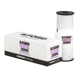 Ilford Delta 3200 – 120 Mittelformat Schwarzweißfilm (ISO 3200, Rollfilm)