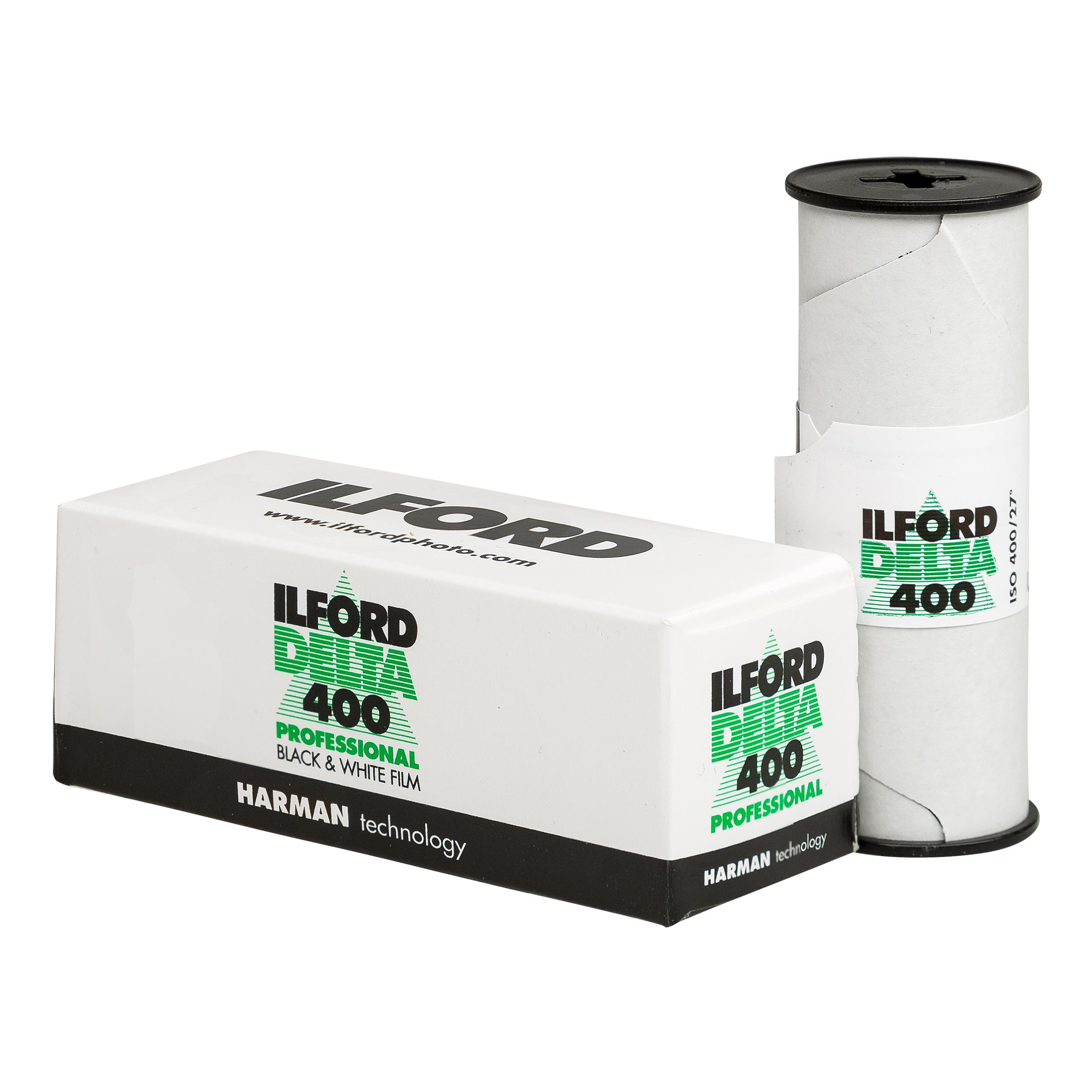 Ilford Delta 400 – 120 Mittelformat Schwarzweißfilm (ISO 400, Rollfilm)