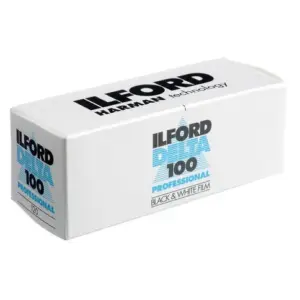 Ilford Delta 100 – 120 Mittelformat Schwarzweißfilm (ISO 100, 120 Rollfilm)