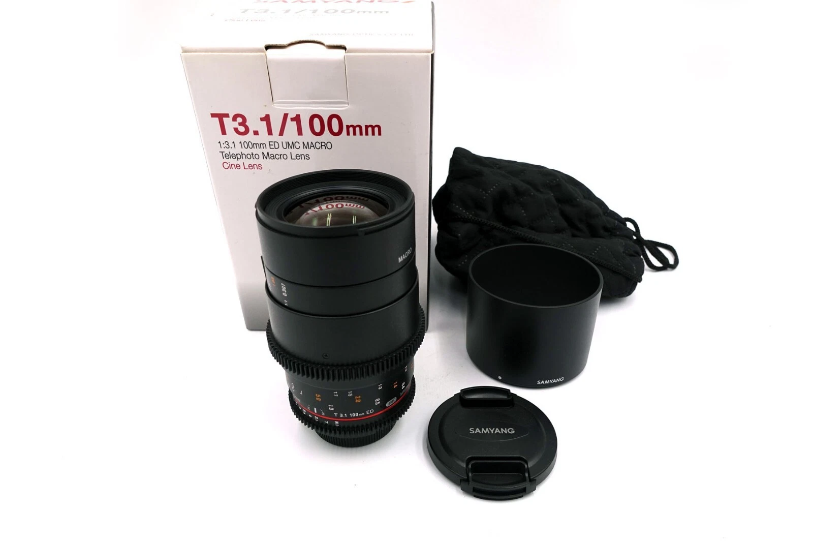 Samyang T3.1 100mm ED UMC Macro – lichtstarkes Cine-Makroobjektiv für Nikon F-Mount