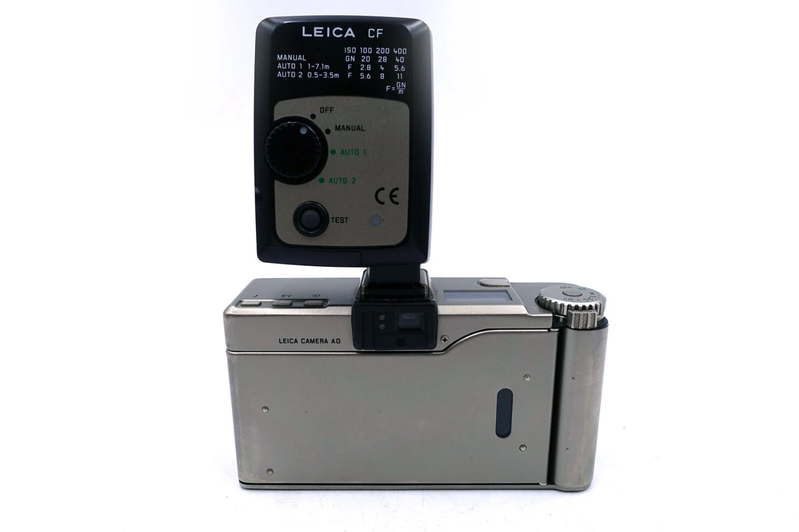 Leica Minilux Zoom + Leica CF Blitzgerät – 35mm Premium Kompaktkamera Set – Bild 5