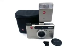 Leica Minilux Zoom + Leica CF Blitzgerät – 35mm Premium Kompaktkamera Set