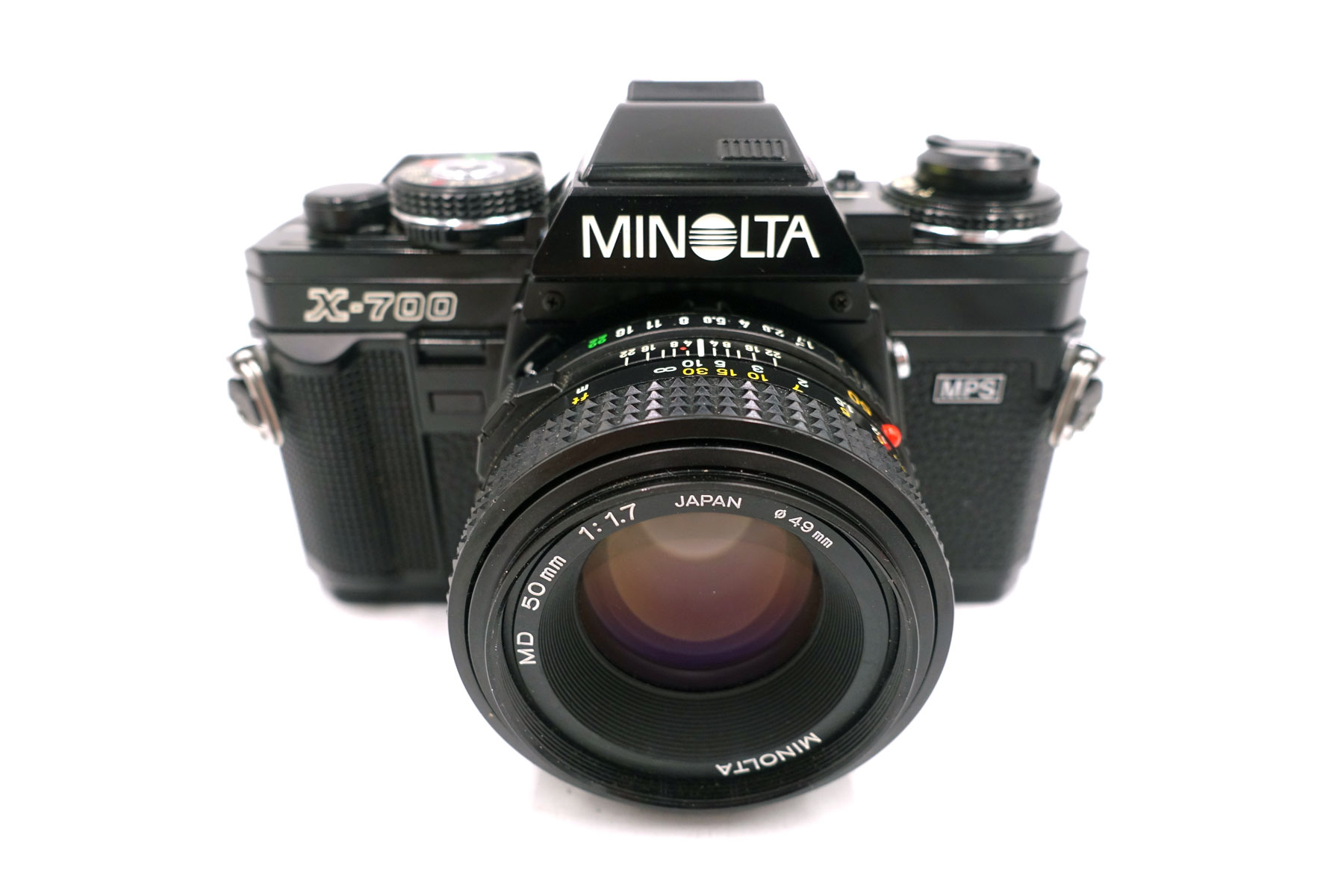 Minolta X-700 mit MD 50mm f/1.7 – Erfolgreiche analoge Spiegelreflexkamera mit lichtstarkem Standardobjektiv – Bild 3