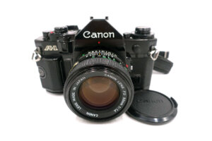 Canon A-1 mit FD 50mm f/1.4 – Analoge Spiegelreflexkamera mit lichtstarkem Standardobjektiv
