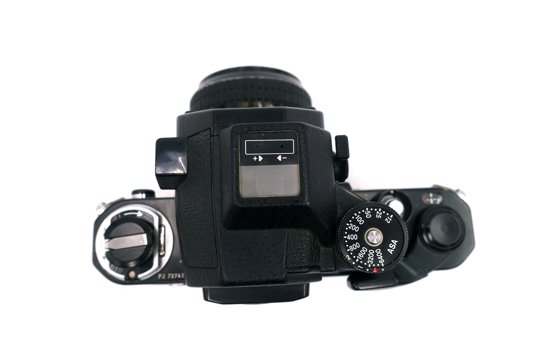 Nikon F2 Schwarz mit Nikkor 50mm f/2.0 – klassische Profi-Spiegelreflexkamera mit lichtstarkem Standardobjektiv – Bild 5