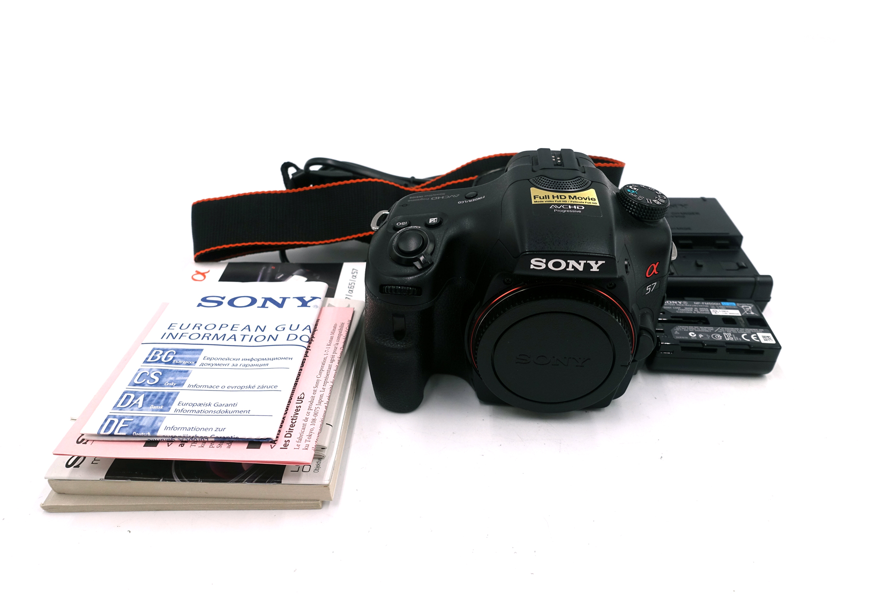 Sony Alpha 57 Gehäuse – vielseitige APS-C DSLR mit ca. 8.900 Auslösungen
