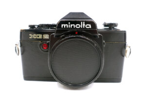 Minolta XG2 Gehäuse schwarz – klassische analoge SLR-Kamera