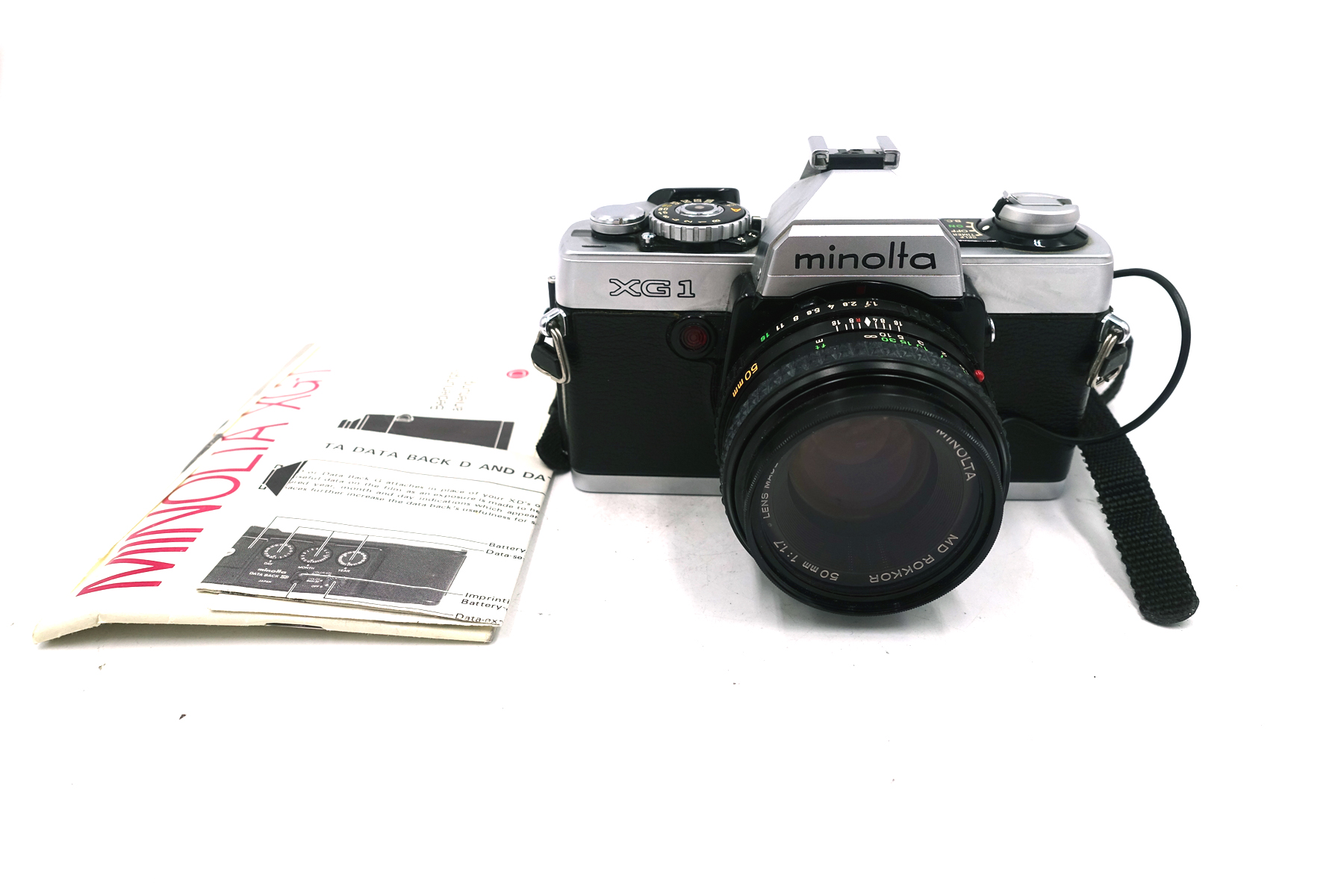 Minolta XG-1 mit MD Rokkor 50mm f/1.7 – analoge Kleinbild-Spiegelreflexkamera