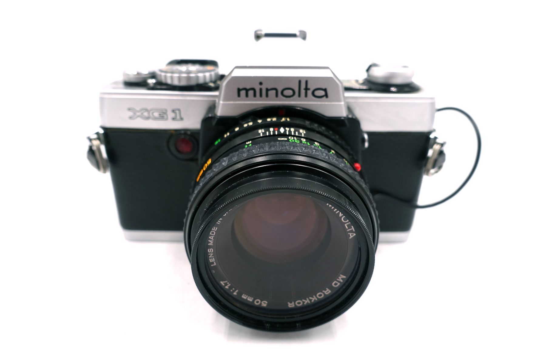 Minolta XG-1 mit MD Rokkor 50mm f/1.7 – analoge Kleinbild-Spiegelreflexkamera – Bild 2