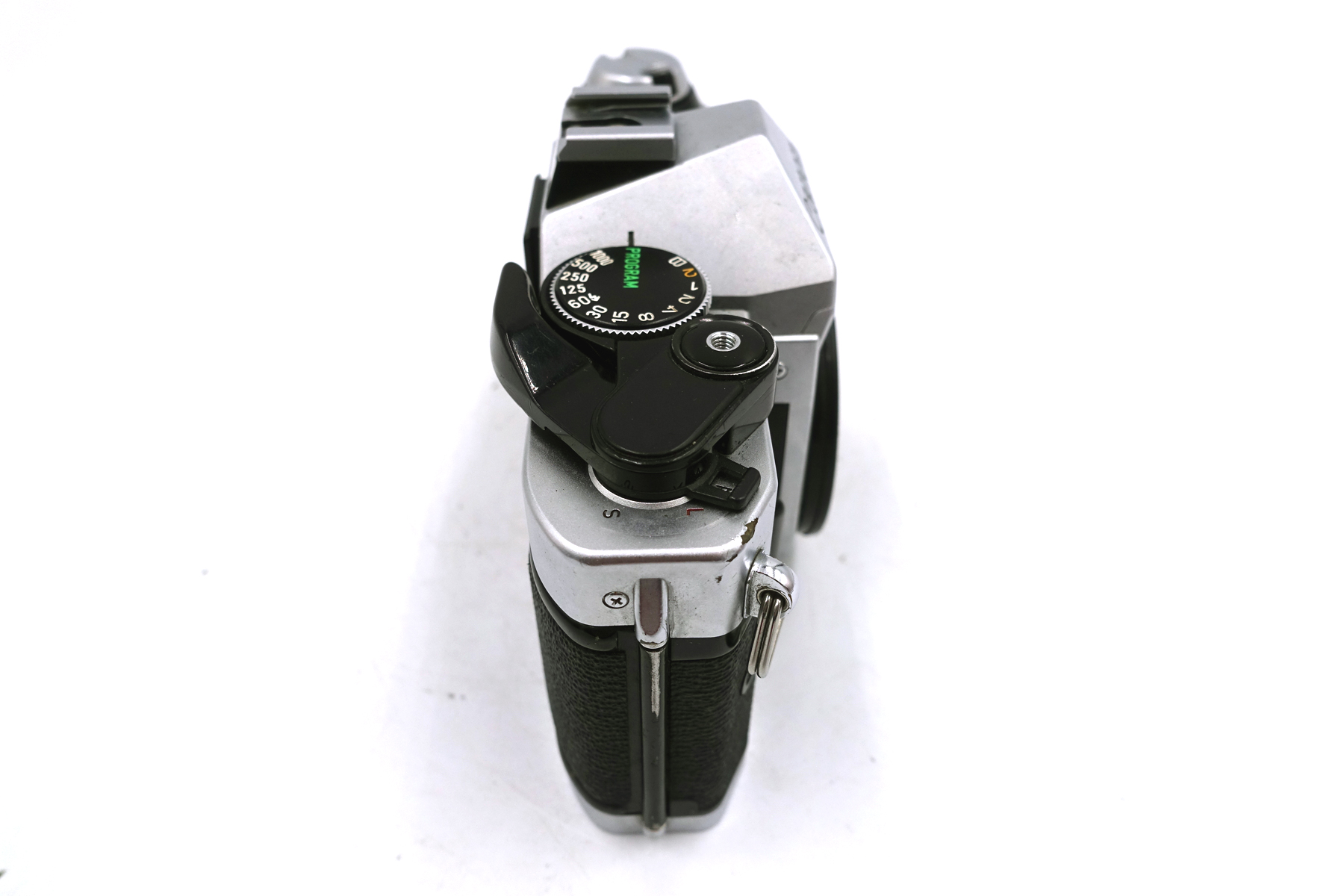 Canon AE-1 Program chrom – klassische analoge Spiegelreflexkamera – Bild 2