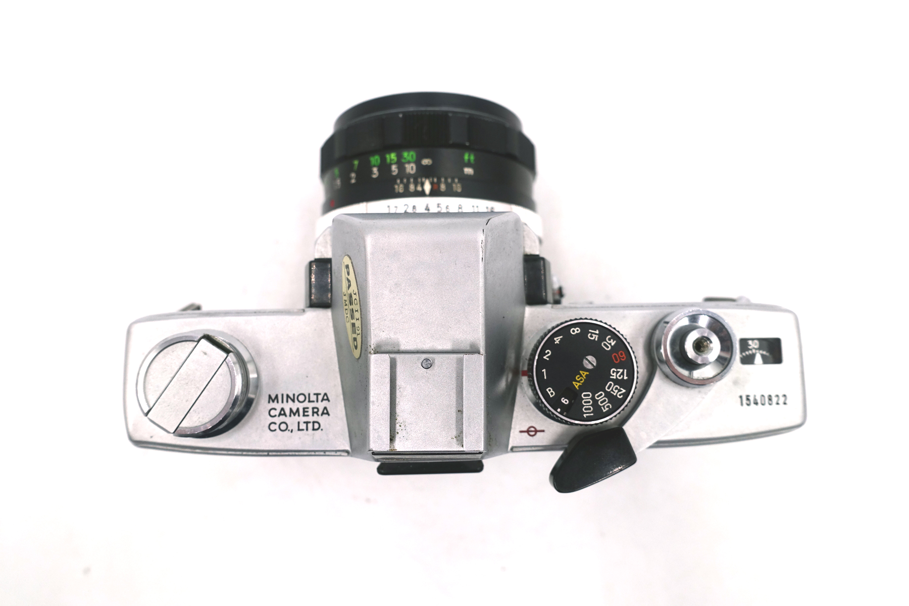 Minolta SRT101 mit MC Rokkor-PF 55mm f/1.7 – klassische analoge Spiegelreflexkamera – Bild 4