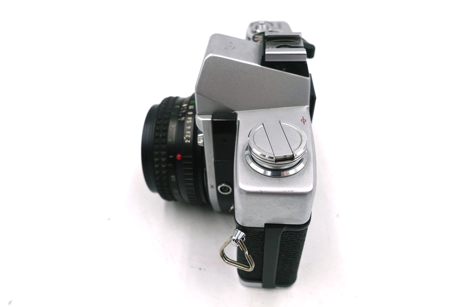 Minolta SRT100X mit MD Rokkor 45mm f/2.0 – klassische analoge Spiegelreflexkamera – Bild 5