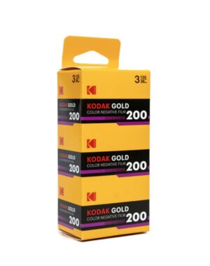 KODAK GOLD 200 135/36 3er Pack – Farbnegativfilm für analoge Fotografie