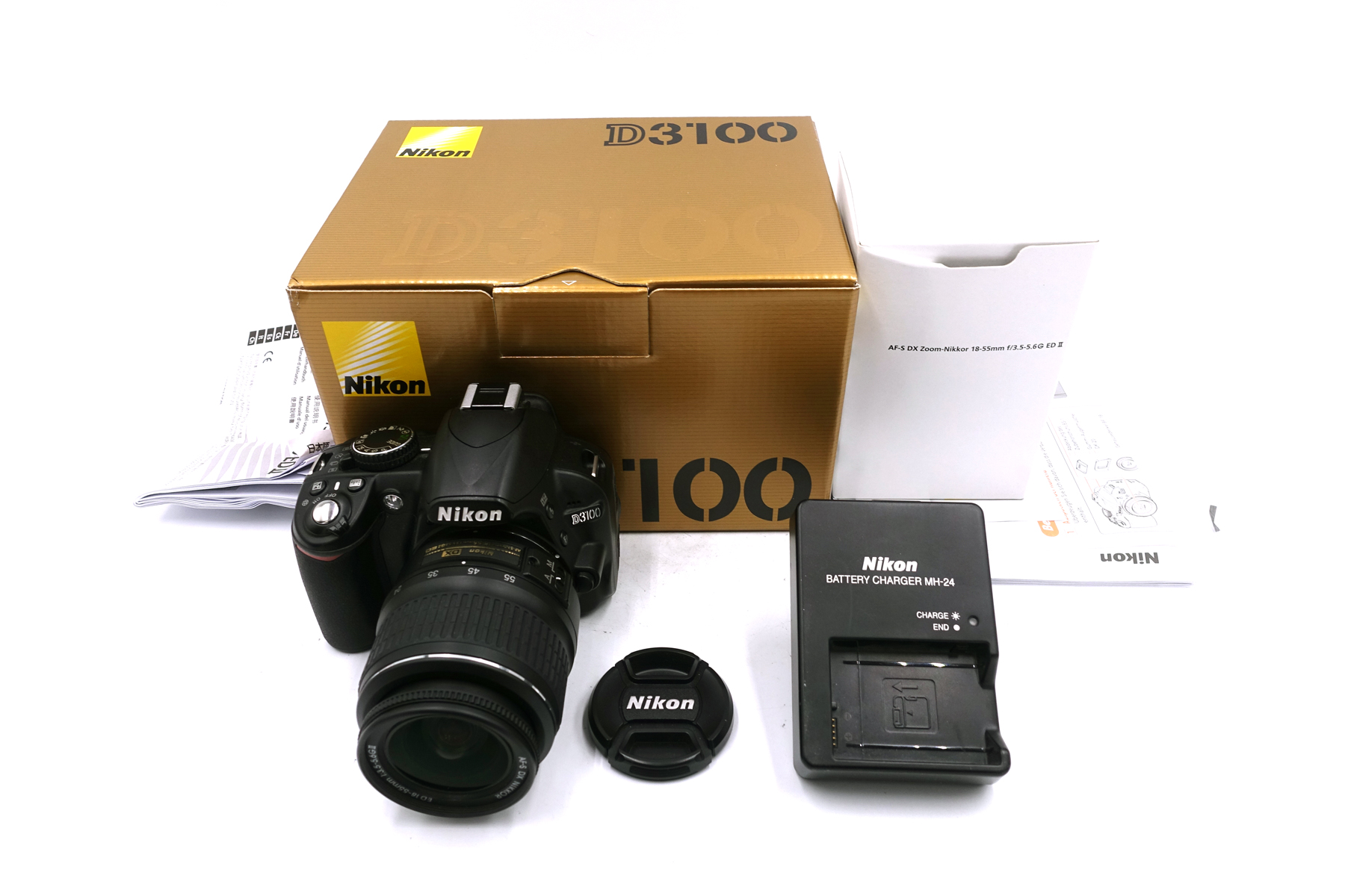 Nikon D3100 + AF-S Nikkor DX 18-55mm f/3.5-5.6G II ED – digitale Spiegelreflexkamera