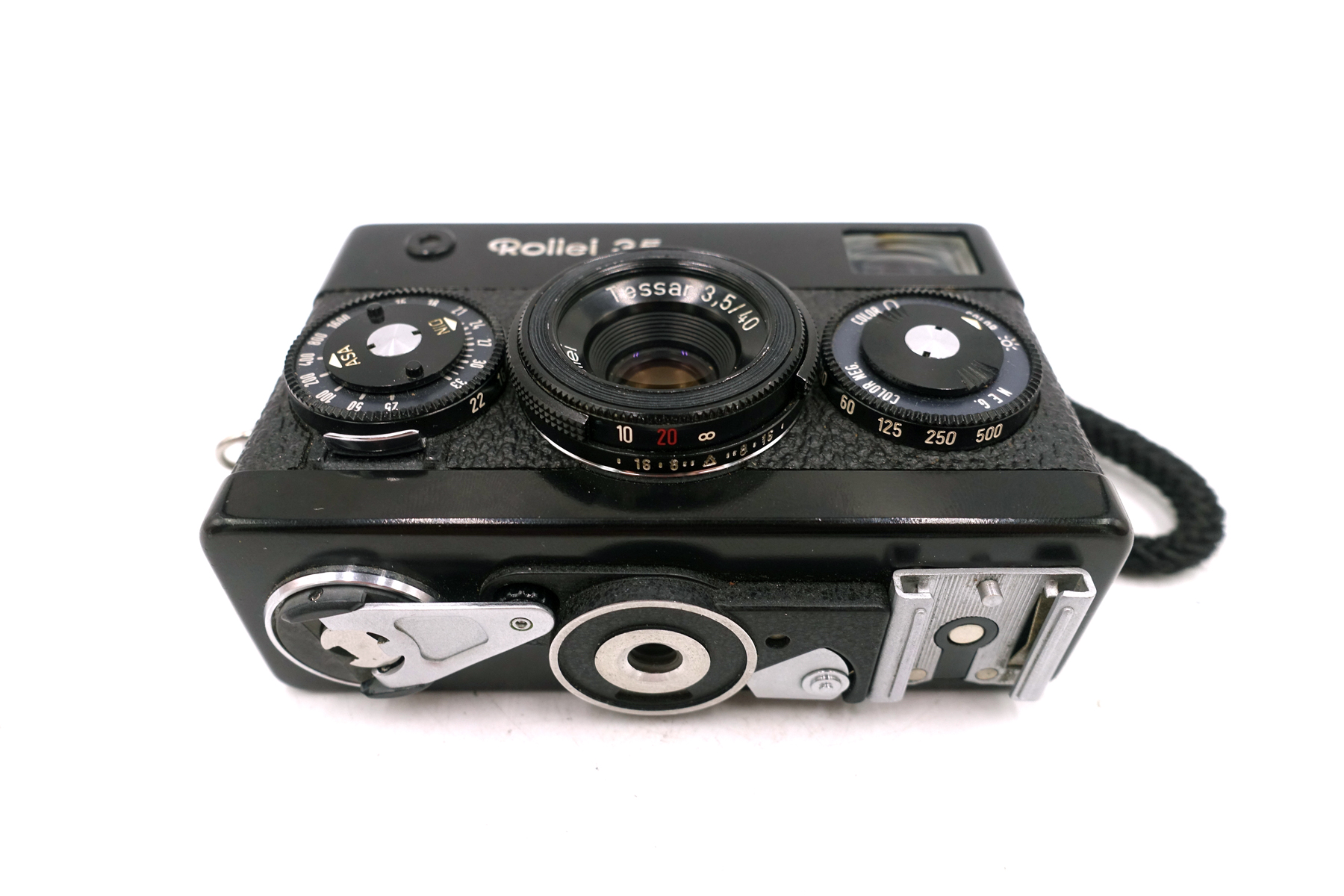 Rollei 35 Tessar 40mm f/3.5 Black – kompakte analoge Kleinbildkamera – Bild 6