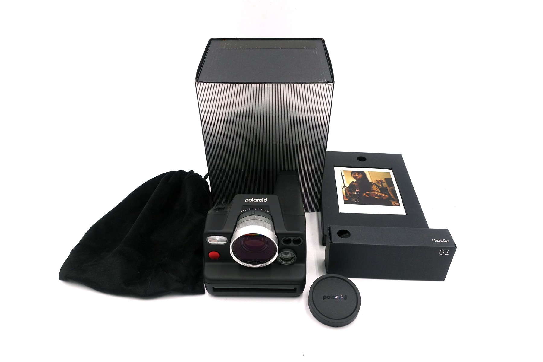Polaroid I-2 – hochwertige Sofortbildkamera als Ausstellungsstück